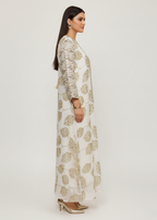 عباية مغلقة | ذهبي مُطرَّز