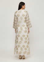 عباية مغلقة | ذهبي مُطرَّز