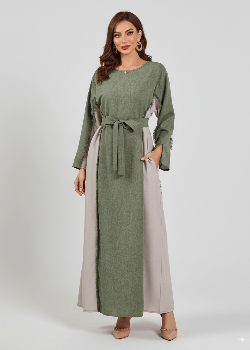 عباية مغلقة | أخضر زيتوني