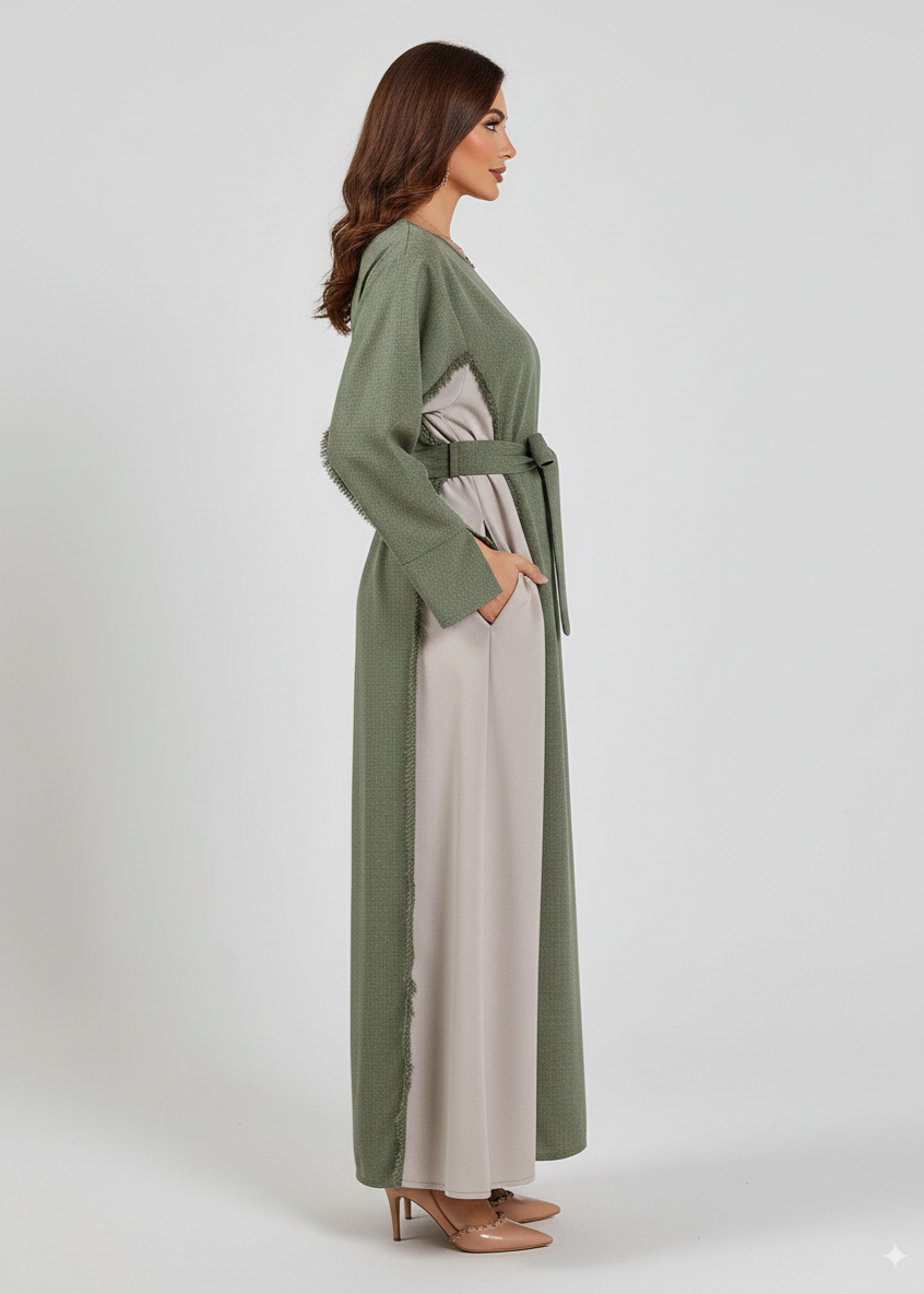 عباية مغلقة | أخضر زيتوني