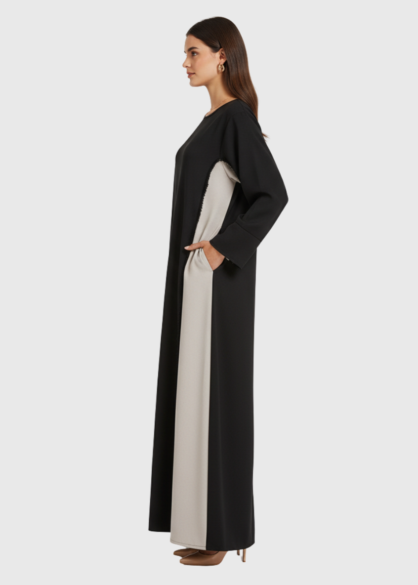 عباية مغلقة | أسود حالك