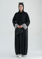 عباية مغلقة | كوفية أسود