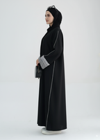 عباية مغلقة | كوفية أسود