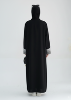 عباية مغلقة | كوفية أسود